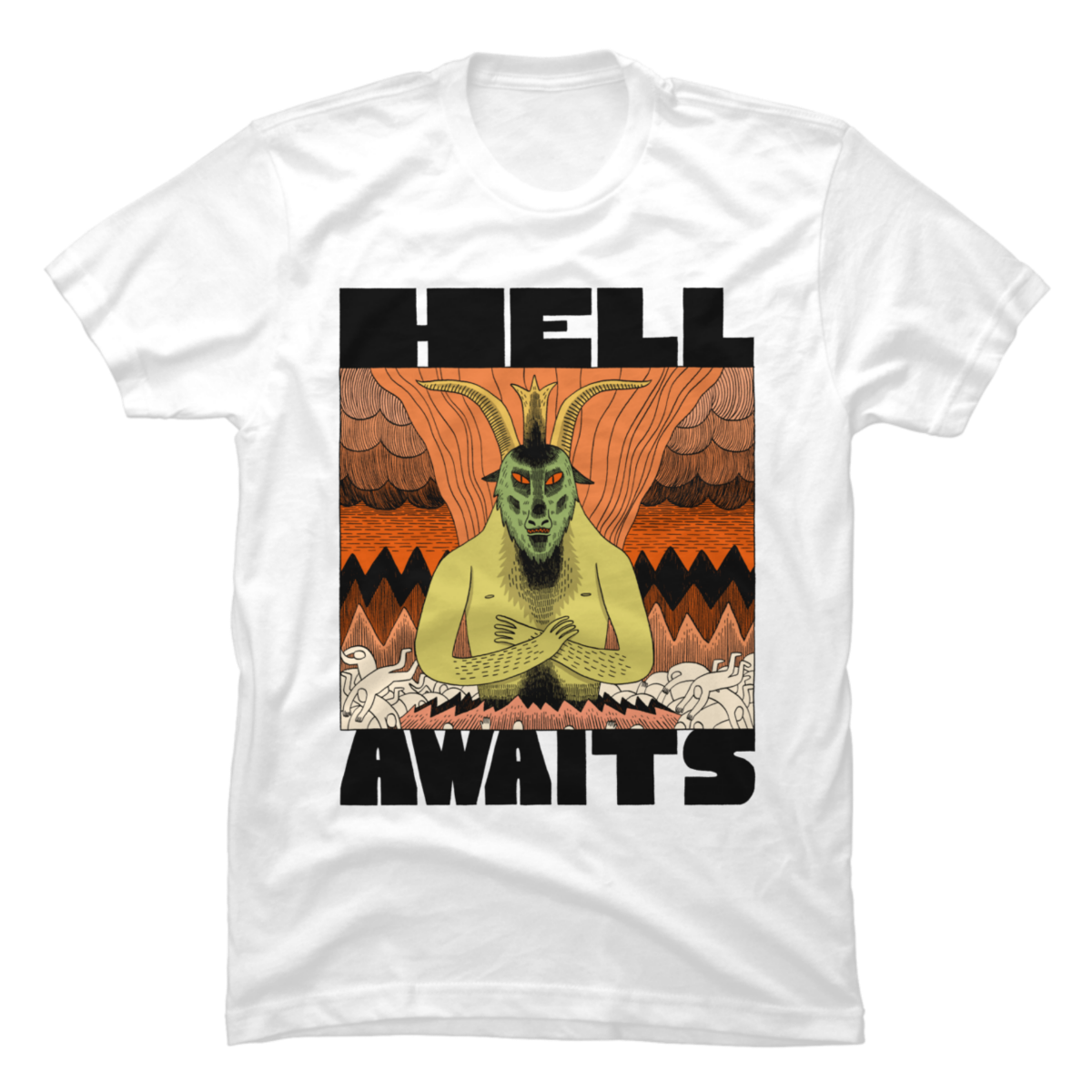 hell awaits shirt